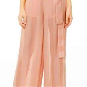 Silk Pink Pajama Pants